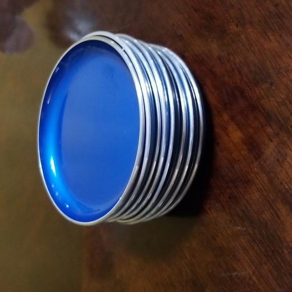 8 VINTAGE MADE IN NORWAY COLBALT BLUE EMALOX SALT CELLARS XSMALL PLATES - Picture 3 of 4